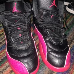 Pink Jordan 12s  
