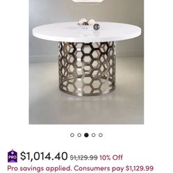 Breakfast Table With Teal Chairs 