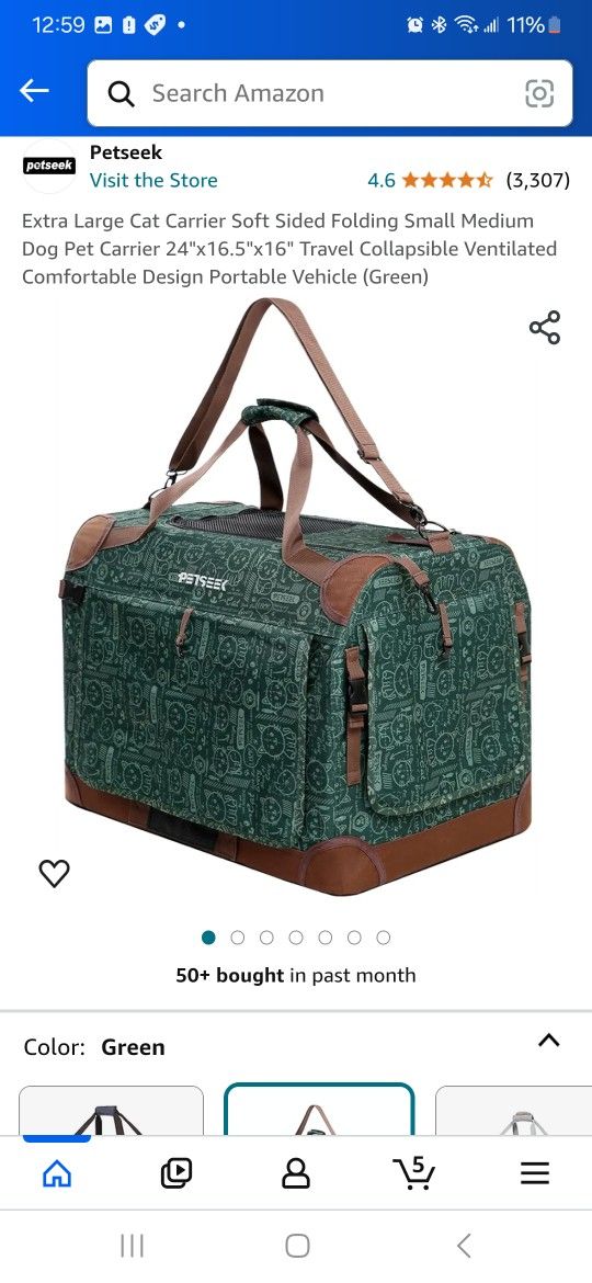 LUXURY PET CARRIER BRAND NEW