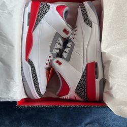 Jordan Retro 3 (fire Red ) 