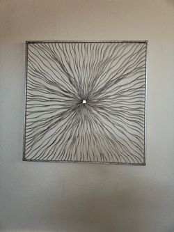 Metal wall decoration