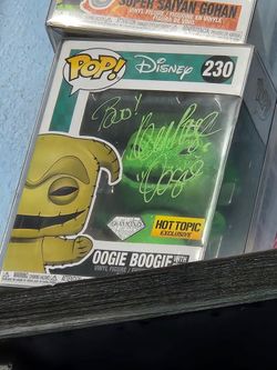 Ooogie boogie dimond funko signed by ken page with certificate
