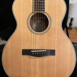 Fender Paramount PM-1E Standard Travel Acoustic-Electric Guitar w/ Hard Case – Excellent Condition