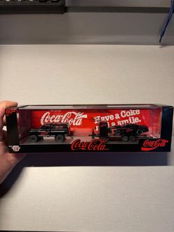 M2 Coca-Cola 73' Chevy K5 Blazer w/ 68' Pontiac Firebird & Trailer - BLACK CHASE