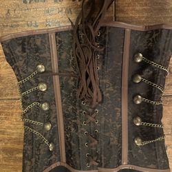 Leather Corset- Large 