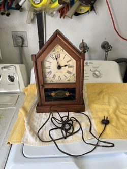 Antique Clock Electric Seth Thomas