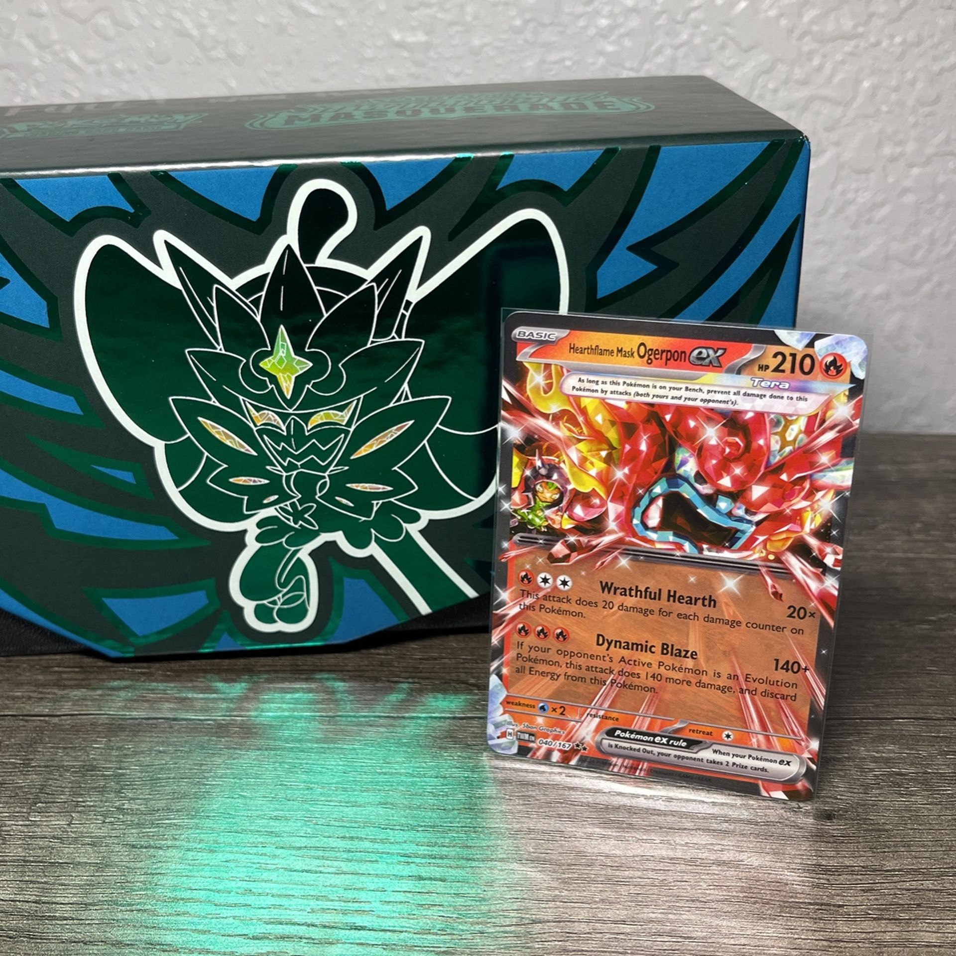 Hearthflame Mask Ogrepon Ex - 40/167 - Twilight Masquerade