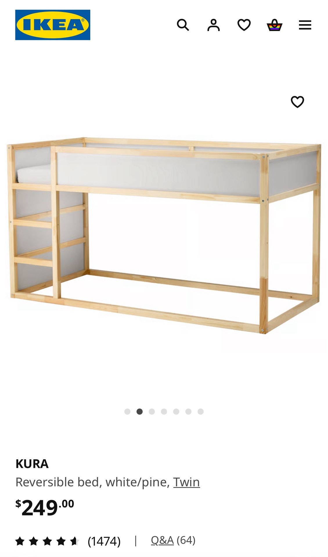IKEA Kura Bunk bed