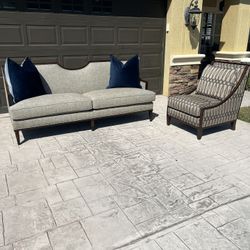 Designer ART Sofa And Chair - Living Room Set