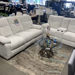 Reclining Sofa Loveseat! $1,799! Beautiful! ✨💜