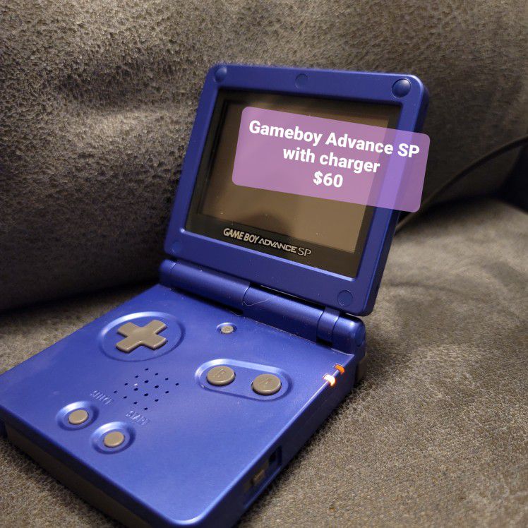Gameboy Advance SP with charger