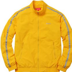 Supreme 3M Reflective Stripe Track Jacket Authentic and PreOwned size L