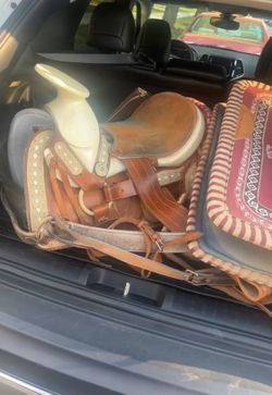 Mexican Horse Saddle Silla De caballo 