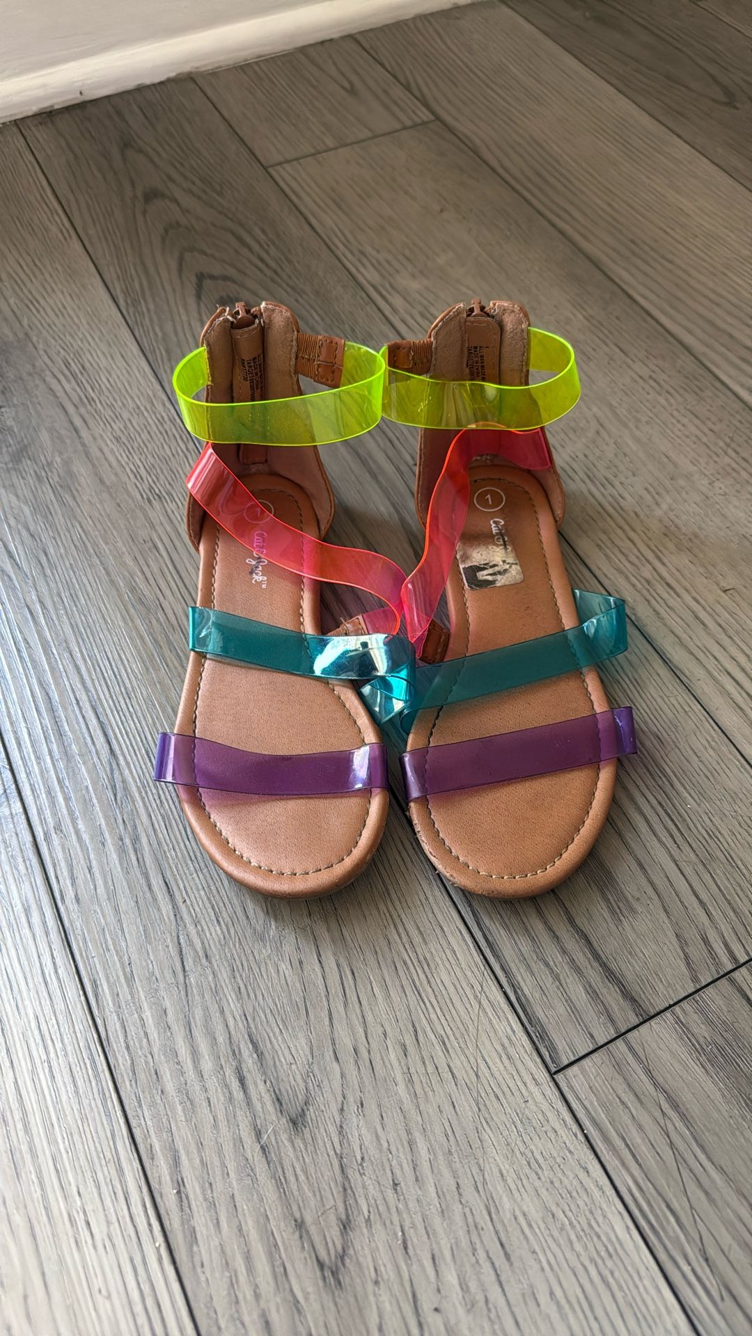 Sandals Girls Size 1 Big Kid