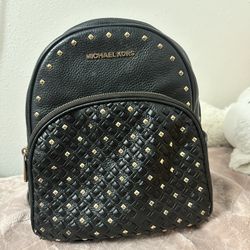 Black Michael Kors Rhinestone Back Pack