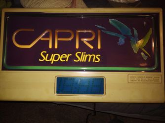 Capri slims Bar Clock