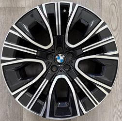 Single (1) one ☝🏻 Uno BMW X3 2025-26 20" REAR OEM Wheel Rim 36115A6F118 Black 6A6F118