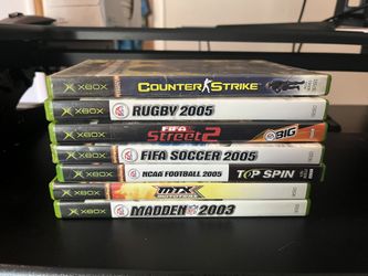 7 Original Xbox Games (Pre Owned Condition)