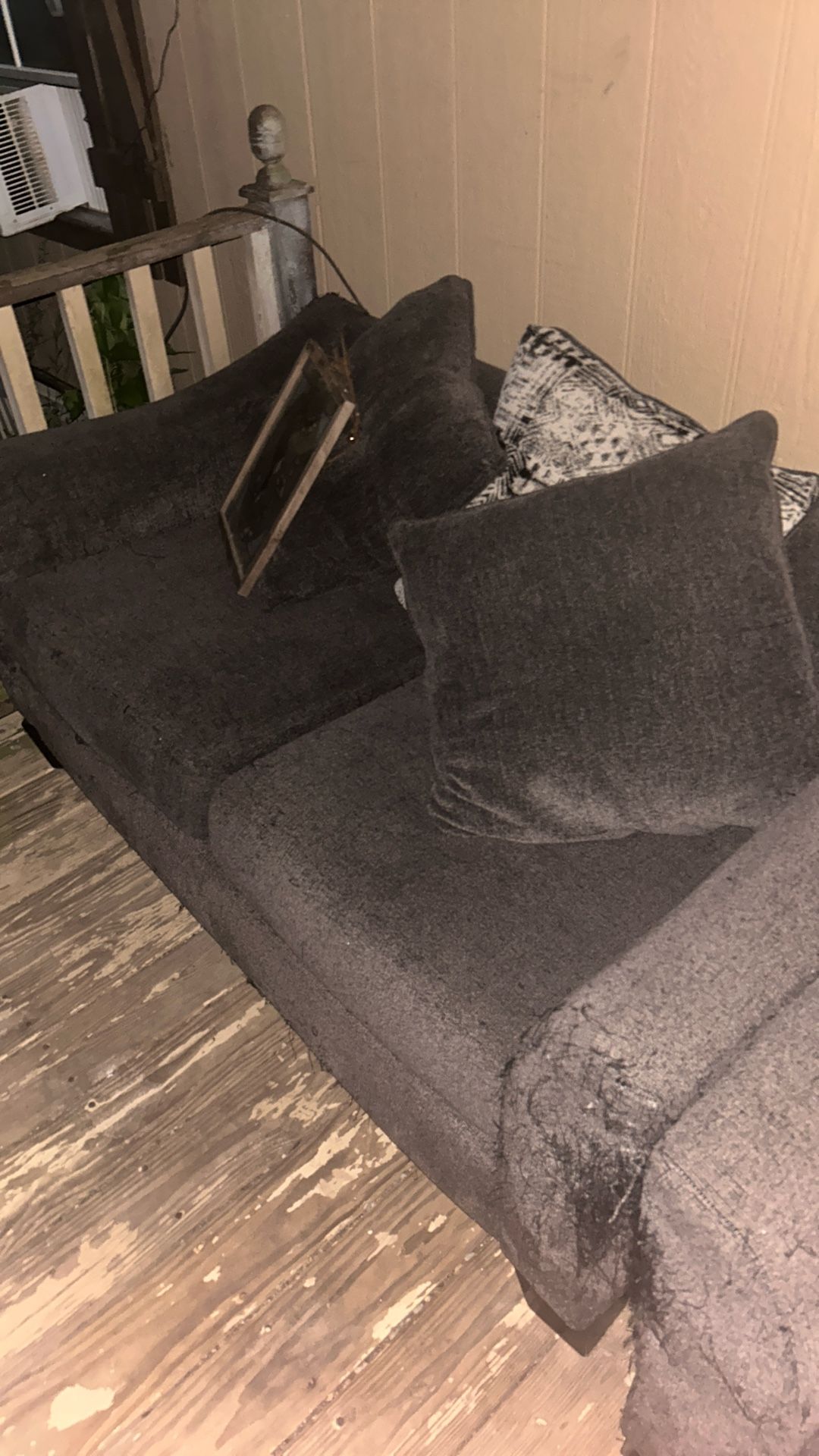 Use loveseat and couch