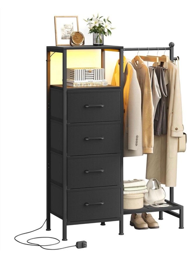 Dresser with Led Lights