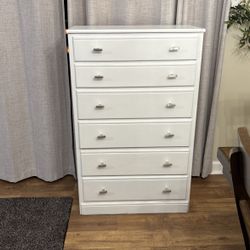 Tall White Dresser 