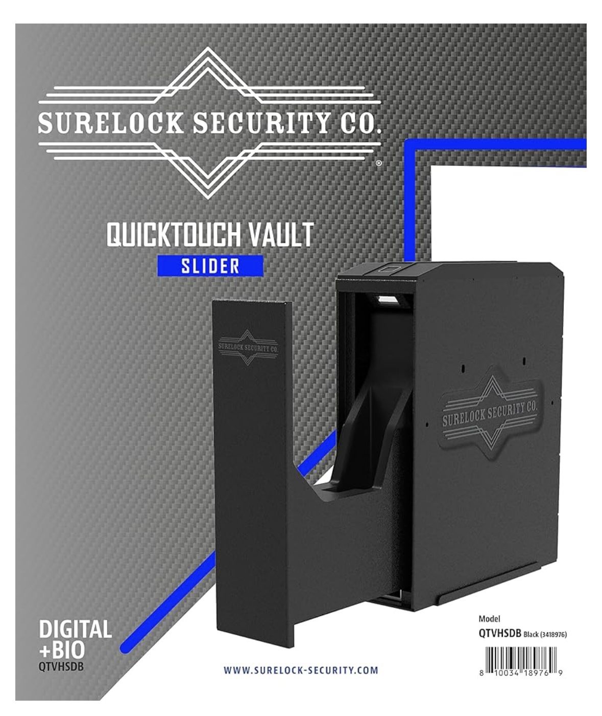 QuickTouch Handgun Slide Vault Digital + Bio