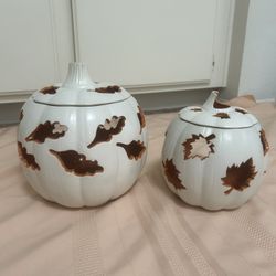 PartyLite Autumn Pumpkin Candle Holders