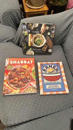 Set of 3 Cookbooks – Donabe, Shabbat, Ramen