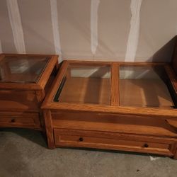 Coffee Table And Matching End Table