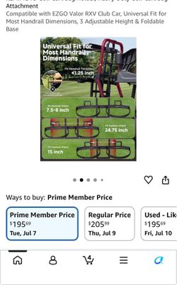 Golf Cart Bag Holder