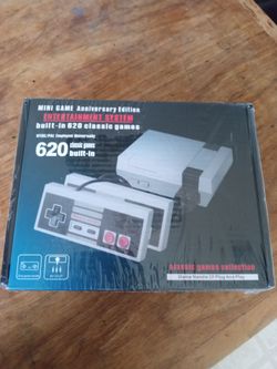 MINI GAMING CONSOLE CLASSIC GAMES BUILT-IN 620 CLASSIC GAMES COLECTION ENTERTAINMENT SYSTEM