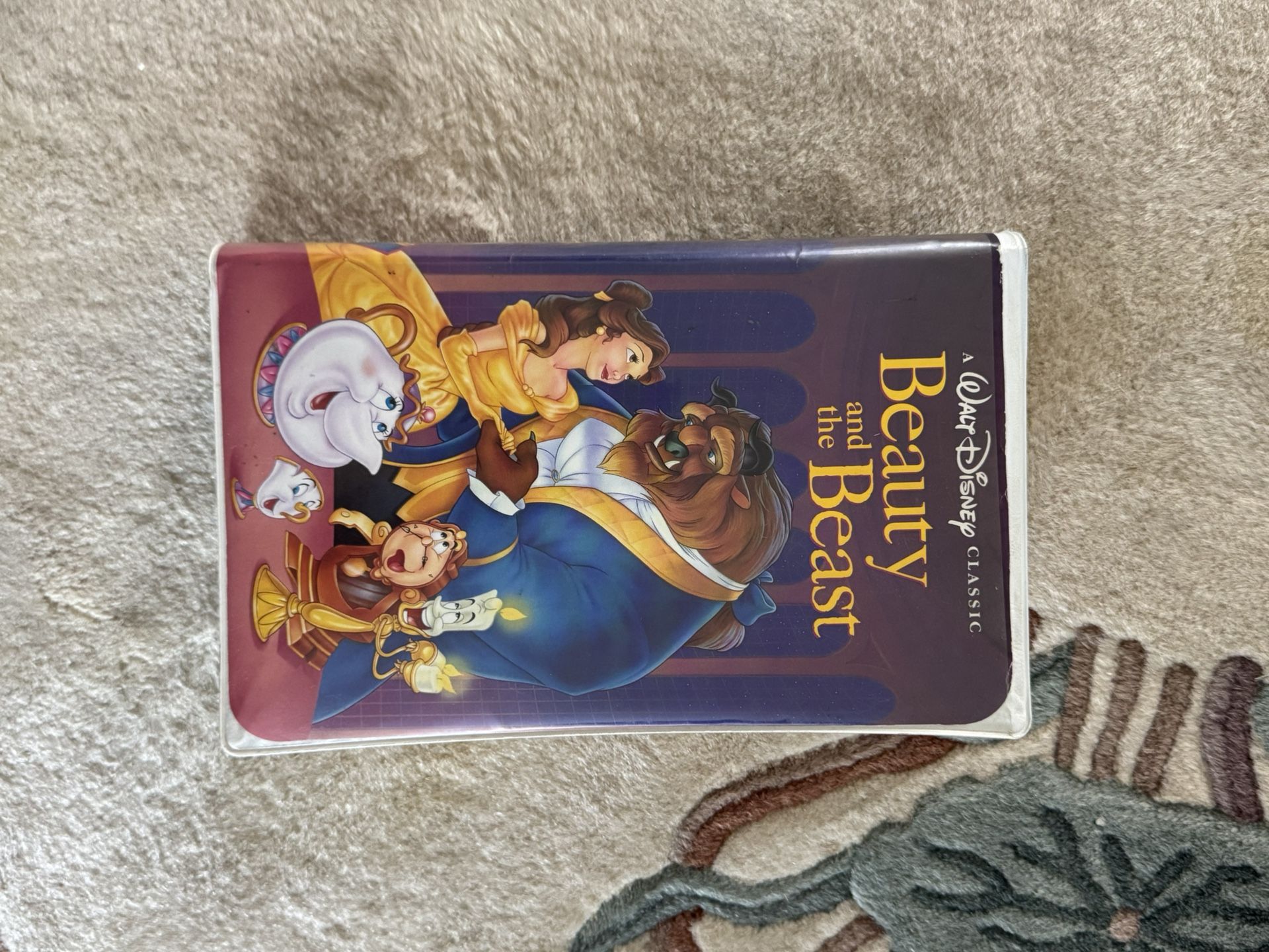 Beauty and the Beast Black Diamond VCR Tape