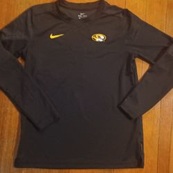 Women's Size Small Missouri Tigers Dri Fit Nike Long Sleeve Shirt