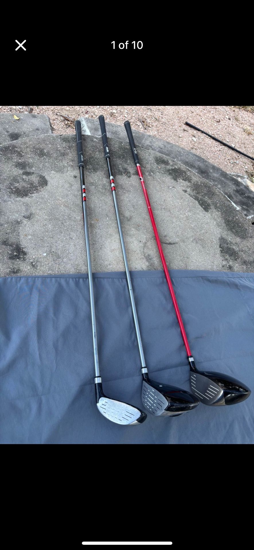 2 Drivers and one hybrid (Left handed) great a condition