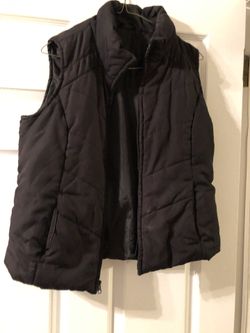 Ladies black vest size small