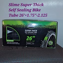Slime Super Thick Self Sealing Bike Tube Cycling Prevents Flat Tires 26'×1.75"-2.215-$13.00