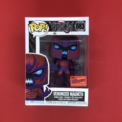 Funko Pop! MARVEL Venomized Magneto #(contact info removed) NYCC Official Sticker w/ Protector