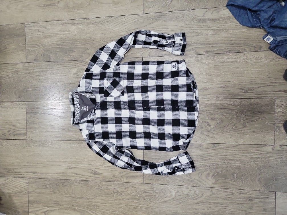 Boys Plaid Shirt Shawn White 12/14