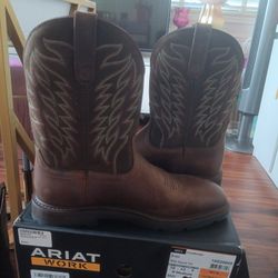 New in box ARIAT Groundbreaker Men's Work Boots Sz. 10 $120 OBO