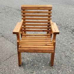 Outdoor Wooden Patio Chair