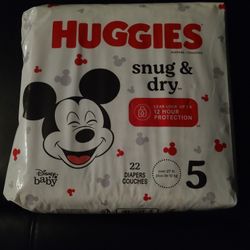 Brand New Huggies Diapers Size 5