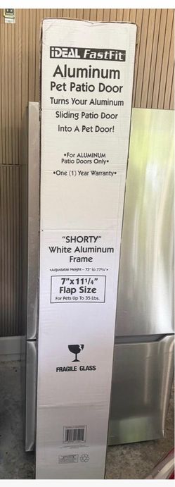 Ideal FastFit Aluminum Pet Patio Door – Shorty