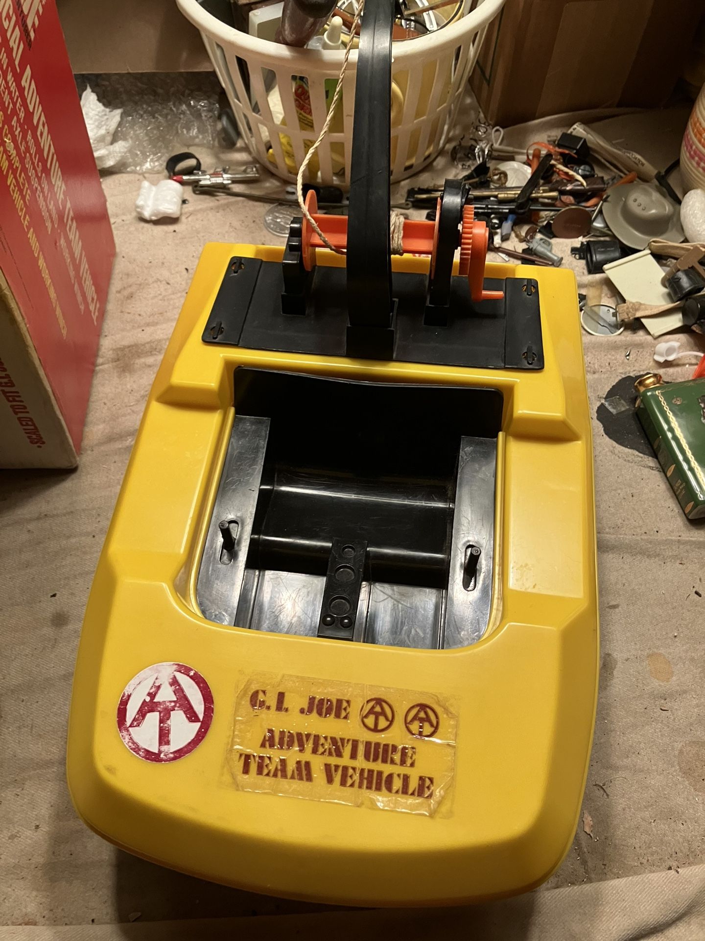 VINTAGE GI JOE ADVENTURE TEAM VEHICLE And ATV BOX