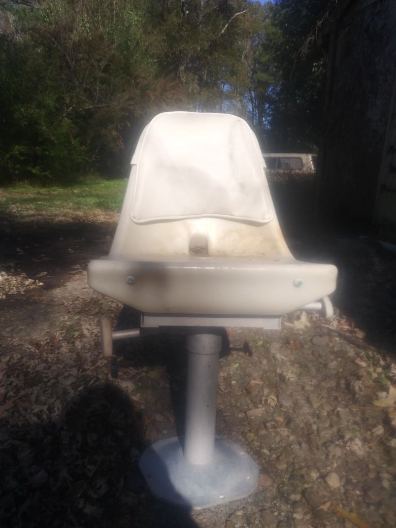 Boat seat an mount