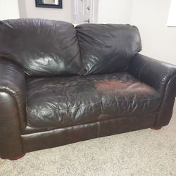 Brown Couch And Loveseat
