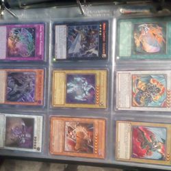 4 Pages Of Yu Gi Oh Cards 