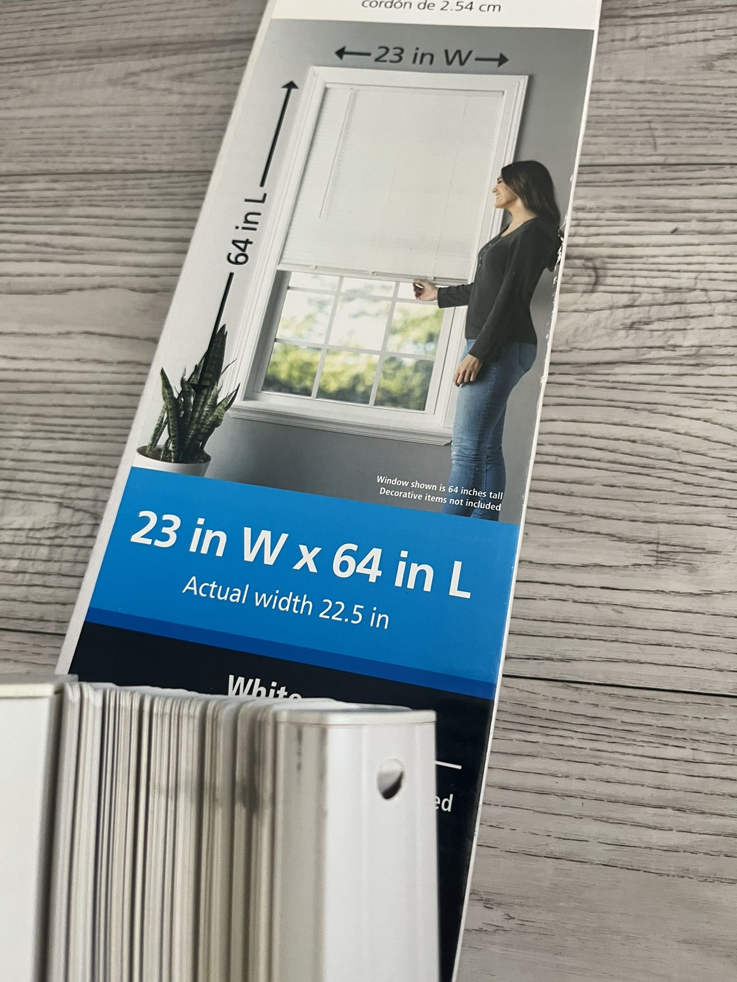 Light Filtering Vinyl Blinds Privacy Screen White