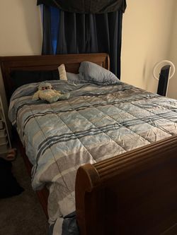 Queen Sled bed frame only