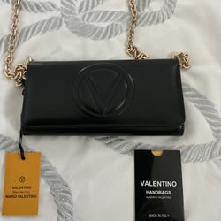 New , Authentic Valentino Bag , 4” High X 8” Wide, Removable Strap, Inside Pocket, Excellent Quality, Buy $200.