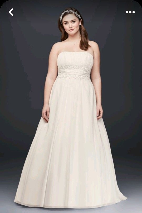 Wedding Dress (IVORY) Size 16W